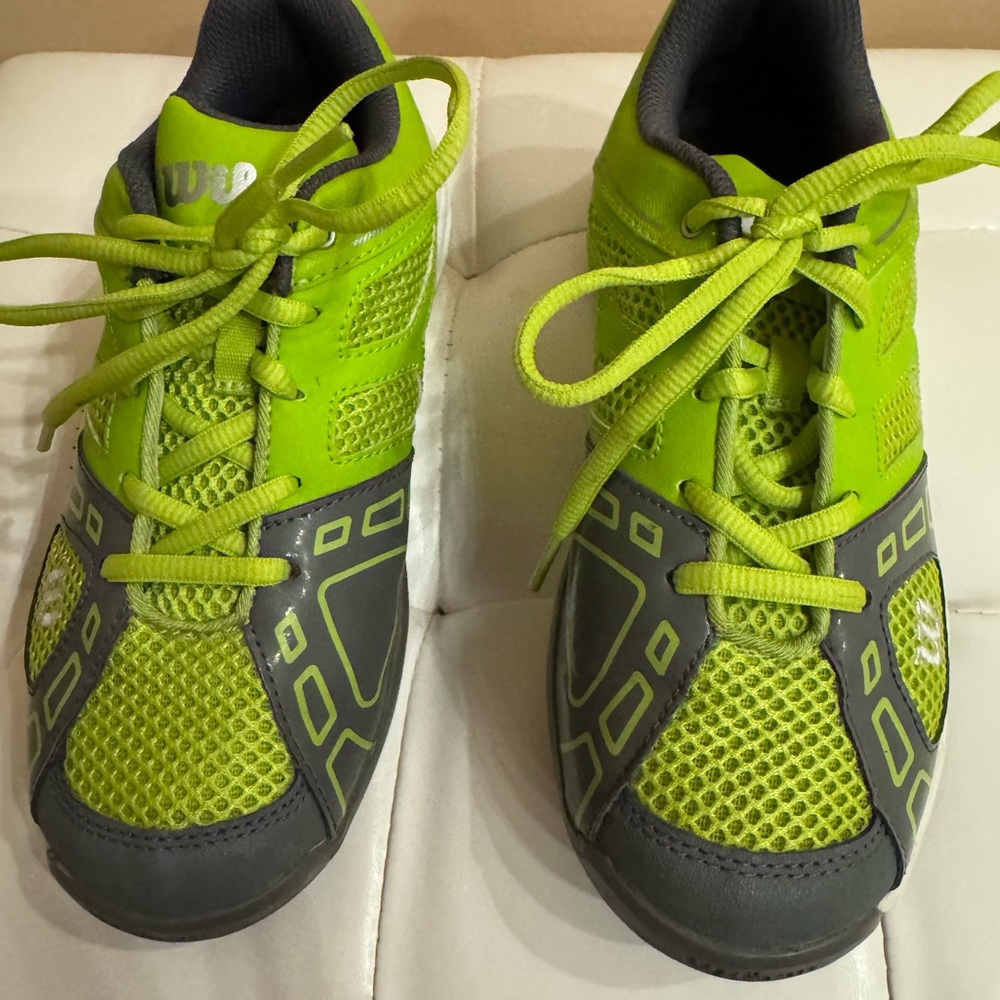 Wilson Green and Black Athletic Shoes. US size 3.5